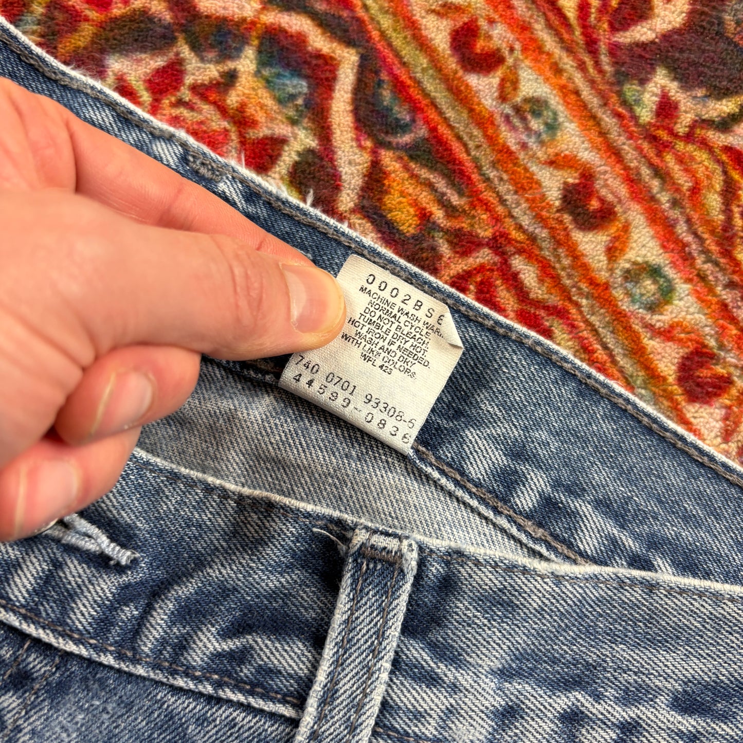 Vintage Levis Silver Tab Blue Y2K Hip Hop Baggy Jeans - 32