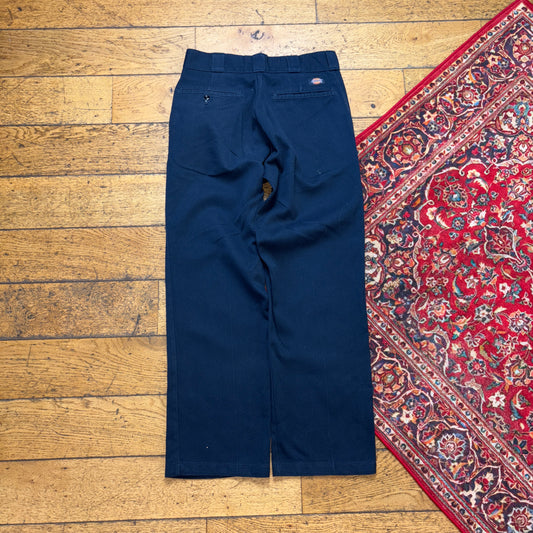 Vintage Dickies 874 Navy Skate Chino Trousers - 30S