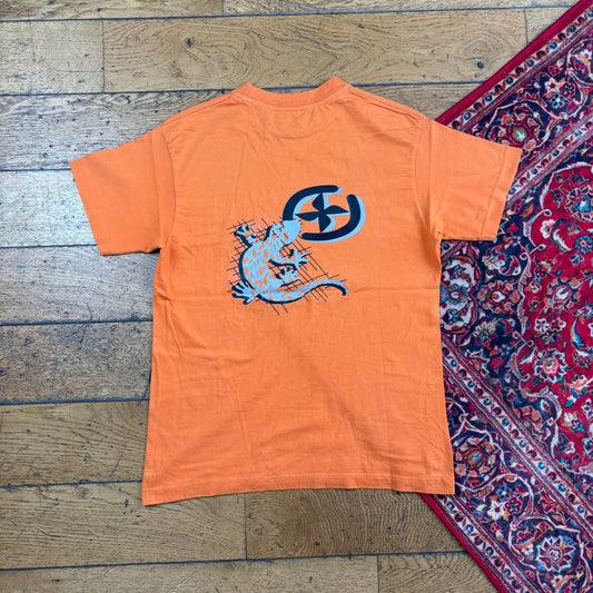 Vintage Orange Lizard Graphic T-Shirt - XS