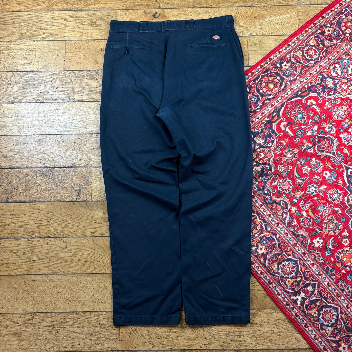 Vintage Dickies 874 Skate Black Trousers - 38