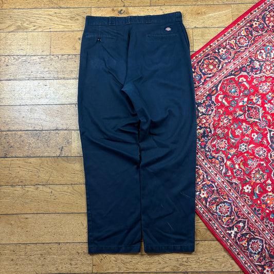 Vintage Dickies 874 Skate Black Trousers - 38