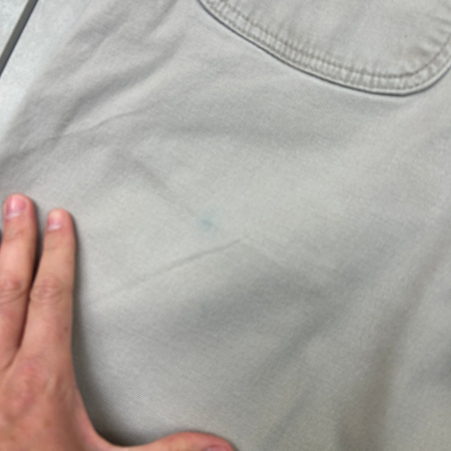 Vintage Carhartt Workwear Baggy Cream Carpenter Shorts - 36