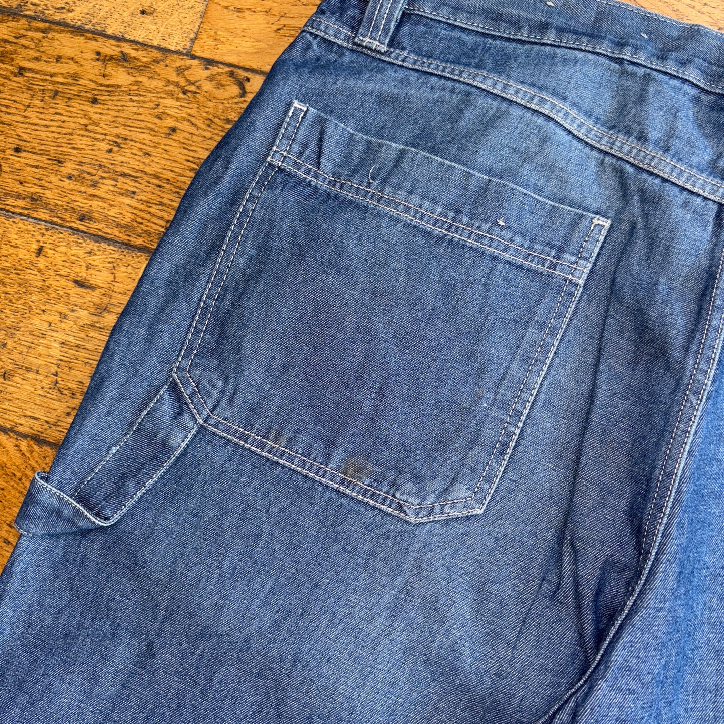 Vintage FUBU Embroidered Hip Hop Blue Baggy Shorts Jorts - 42