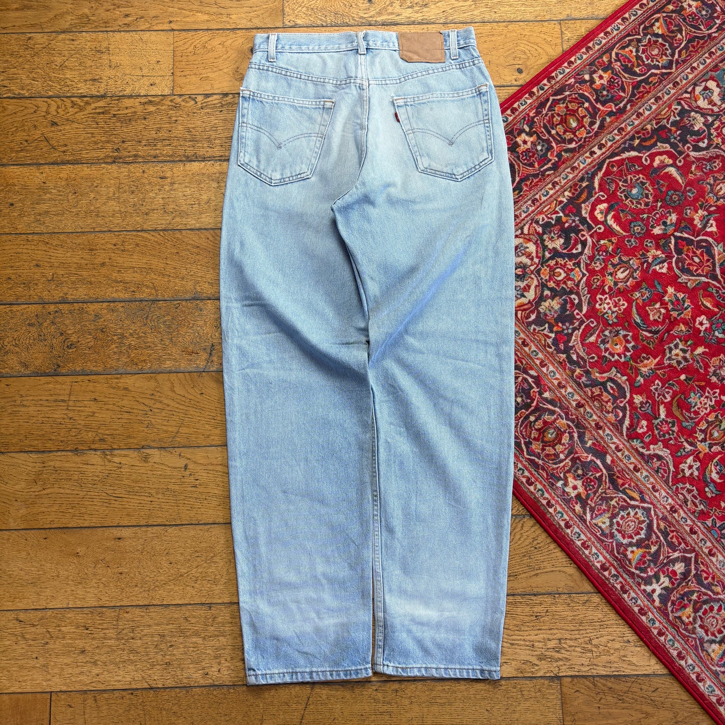 Vintage Levis 505 Straight Blue Denim Jeans - 32R