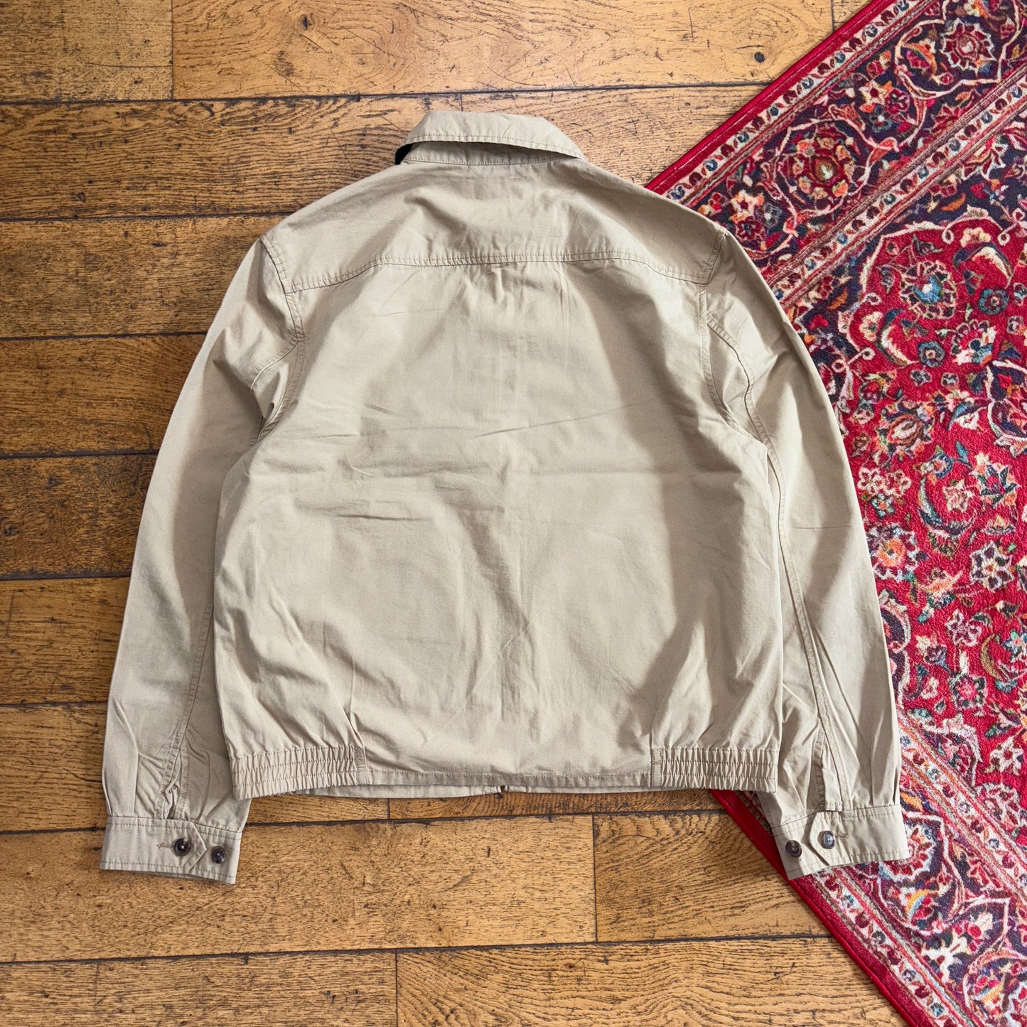 Vintage Ralph Lauren Brown Cream Harrington Jacket - M