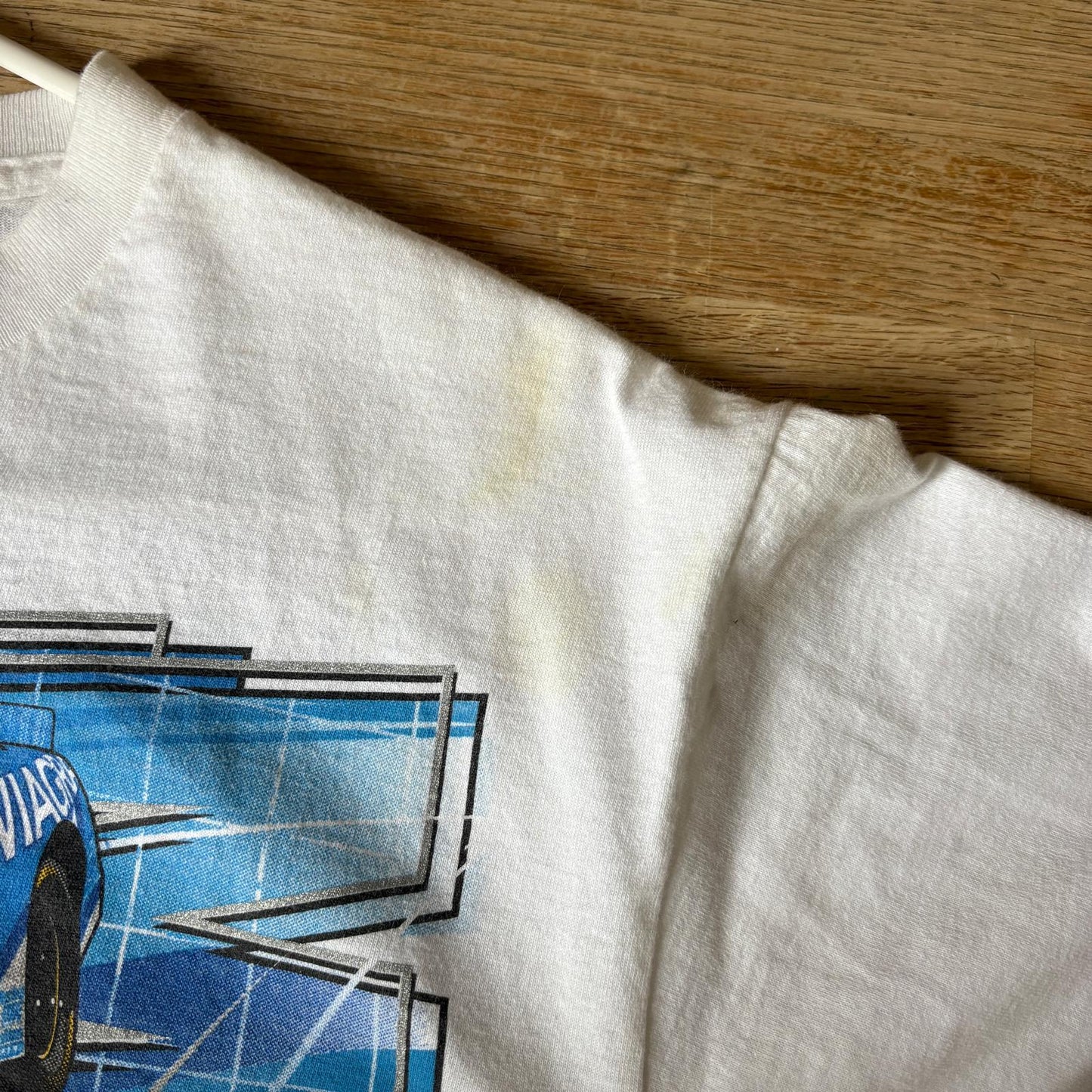 Vintage Nascar Viagra White Graphic T-Shirt - S