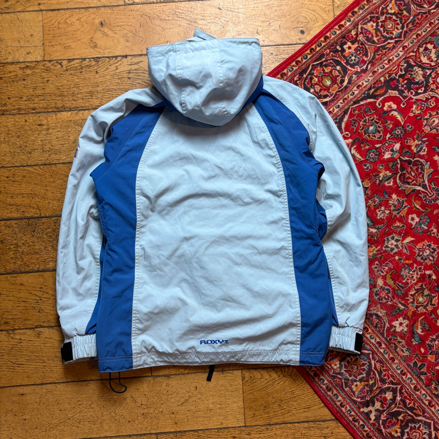 Vintage Quiksilver Roxy Blue Ski Surfwear Technical Jacket - Size 10