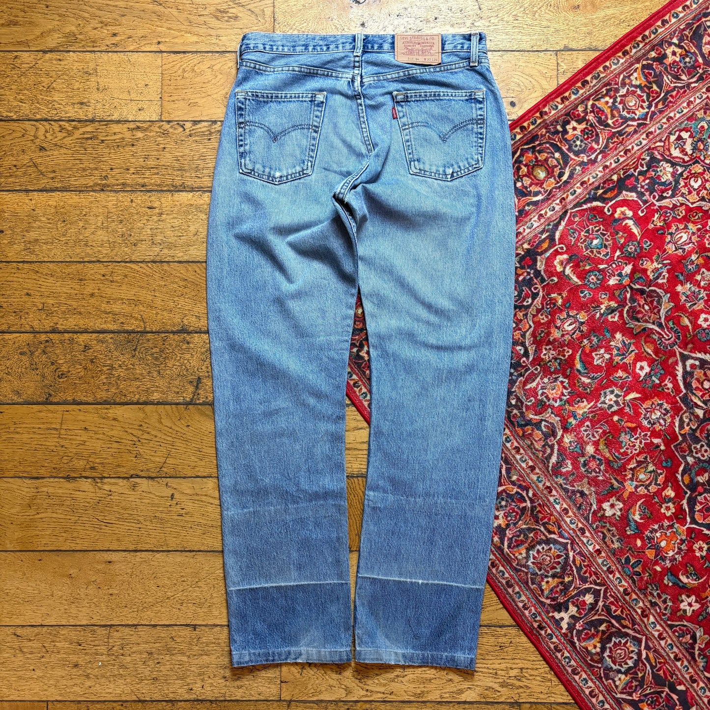 Vintage Levis 517 Slim Straight Blue Denim Jeans - 36L