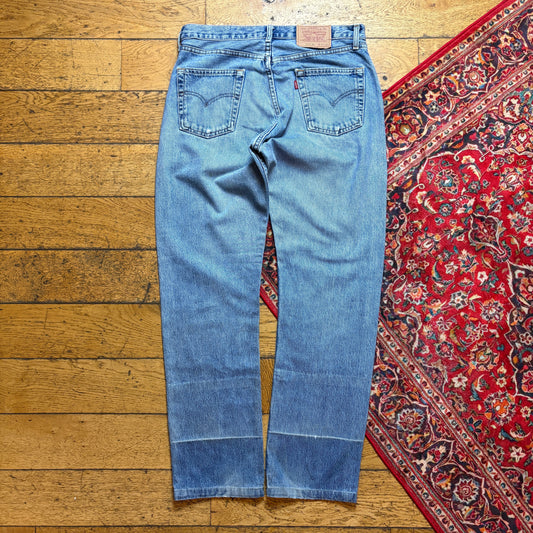 Vintage Levis 517 Slim Straight Blue Denim Jeans - 36L