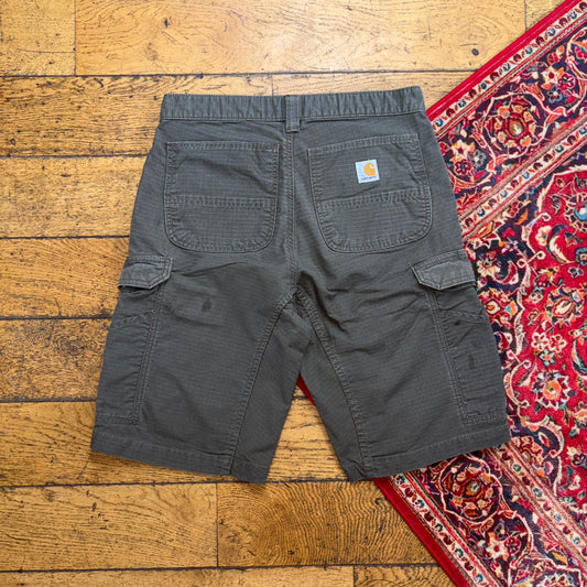 Vintage Carhartt Green Workwear Baggy Carpenter Shorts - 31