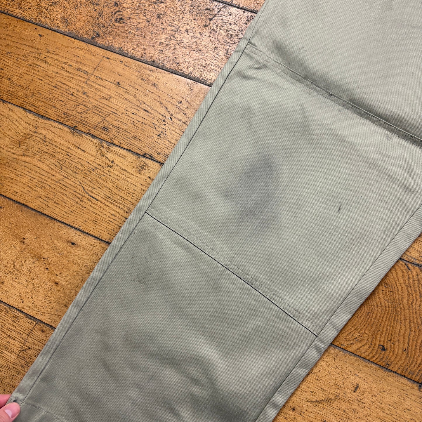 Vintage Dickies Cream 874 Skate Baggy Chino Trousers - 42