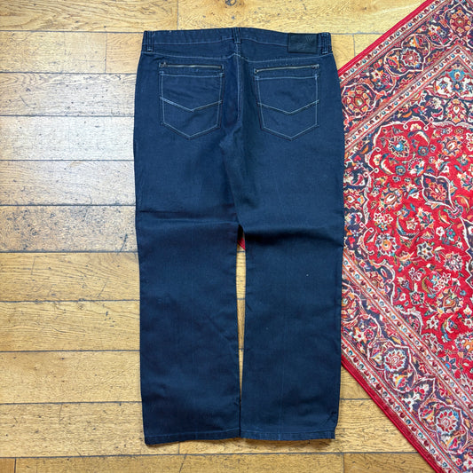 Vintage Ecko Unltd Blue Embroidered Y2K Hip Hop Straight Jeans - 42