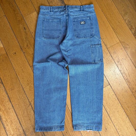 Obey Carpenter Baggy Skate Light Blue Jeans - 36