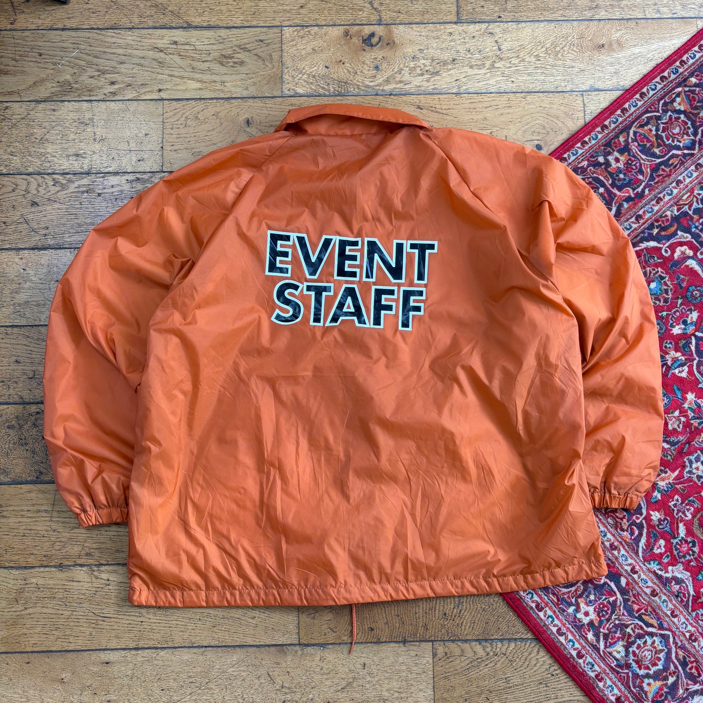 Vintage Orange Nylon Coach Harrington Jacket - XXL