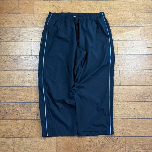 Vintage Champion Black Baggy Tracksuit Sweatpants Track Pants Bottoms - XXL
