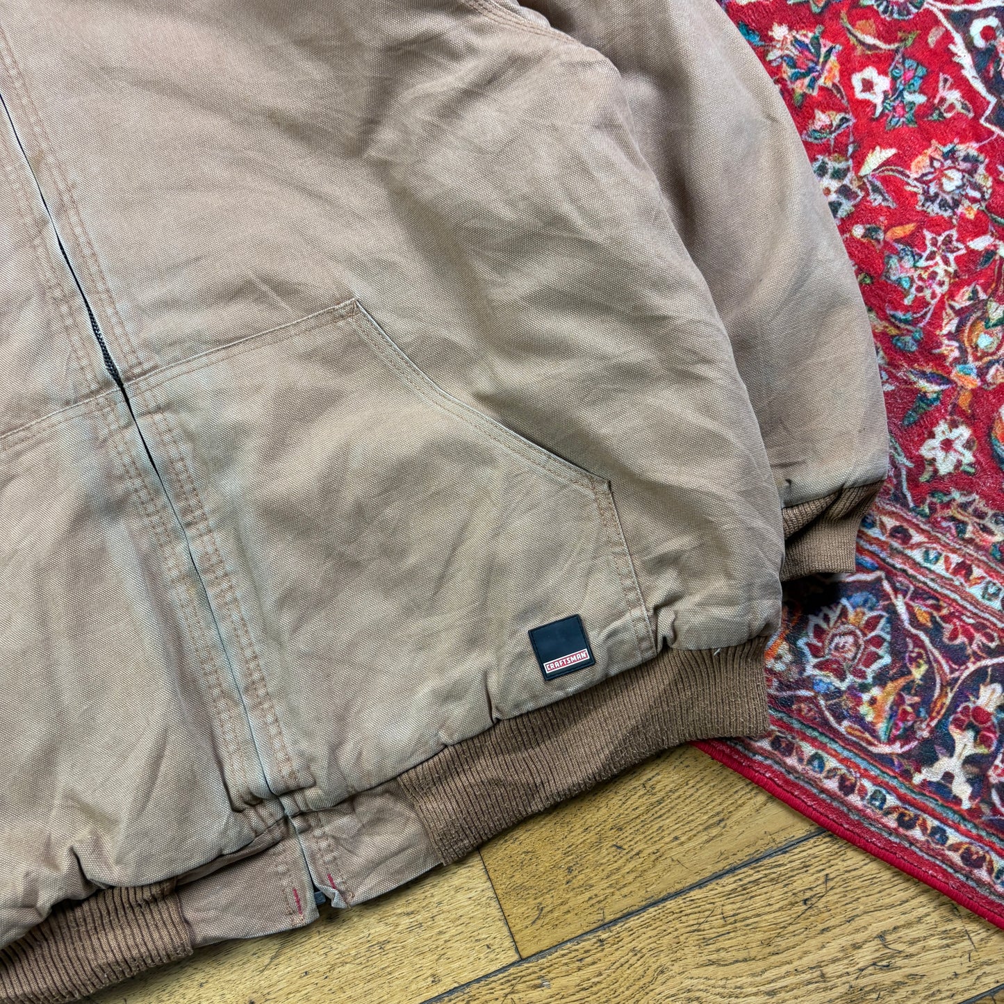 Vintage Craftsman Brown Workwear Carhartt Active Style Jacket -  2XL