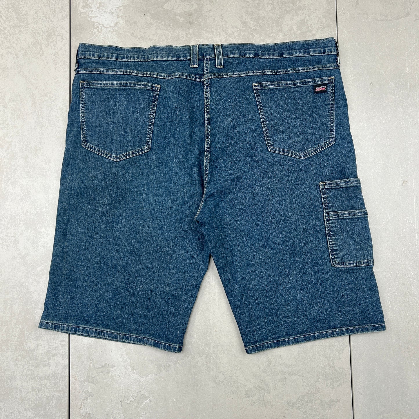 Vintage Dickies Workwear Carpenter Blue Baggy Shorts - 44
