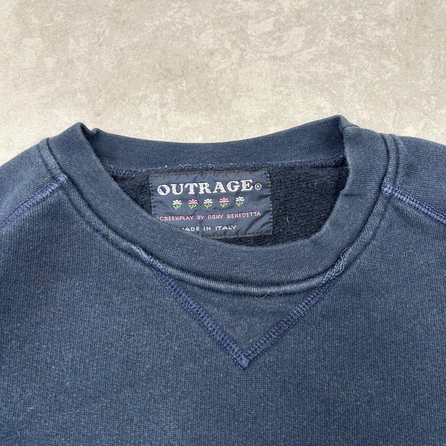 Vintage 90s Kathmandu Everest Embroidered navy Sweatshirt - L