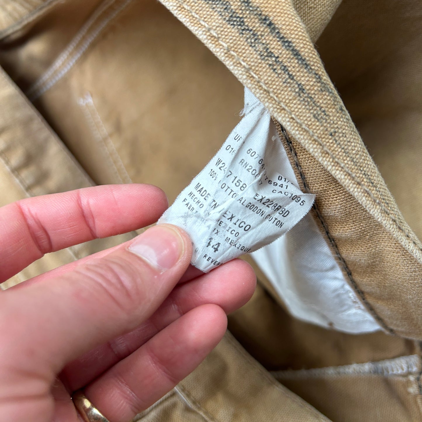 Vintage Dickies Workwear Carpenter Brown Baggy Shorts - 44