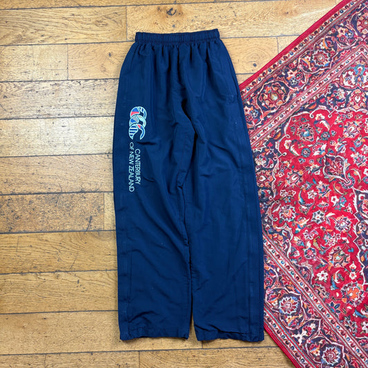 Vintage Canterbury Navy Womens Track Pants Bottoms - XS