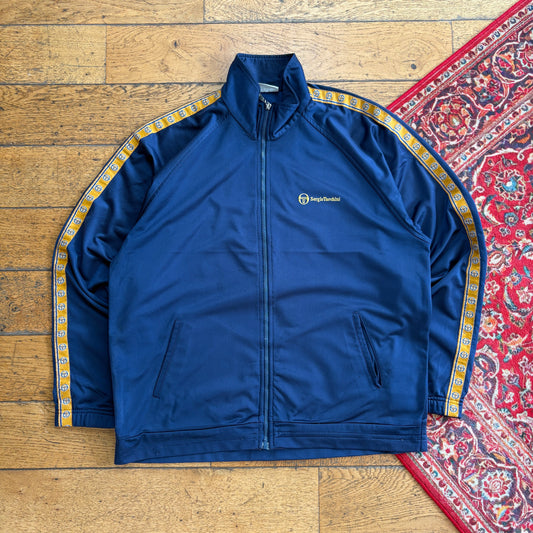 Vintage Navy Sergio Tacchini Tracksuit Track Shell Jacket - XL