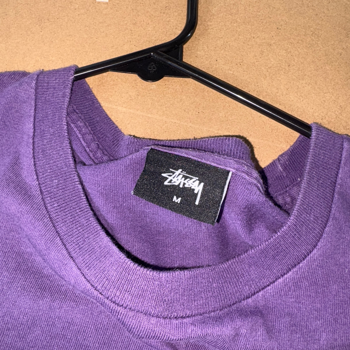 Stussy Purple Graphic T Shirt - S