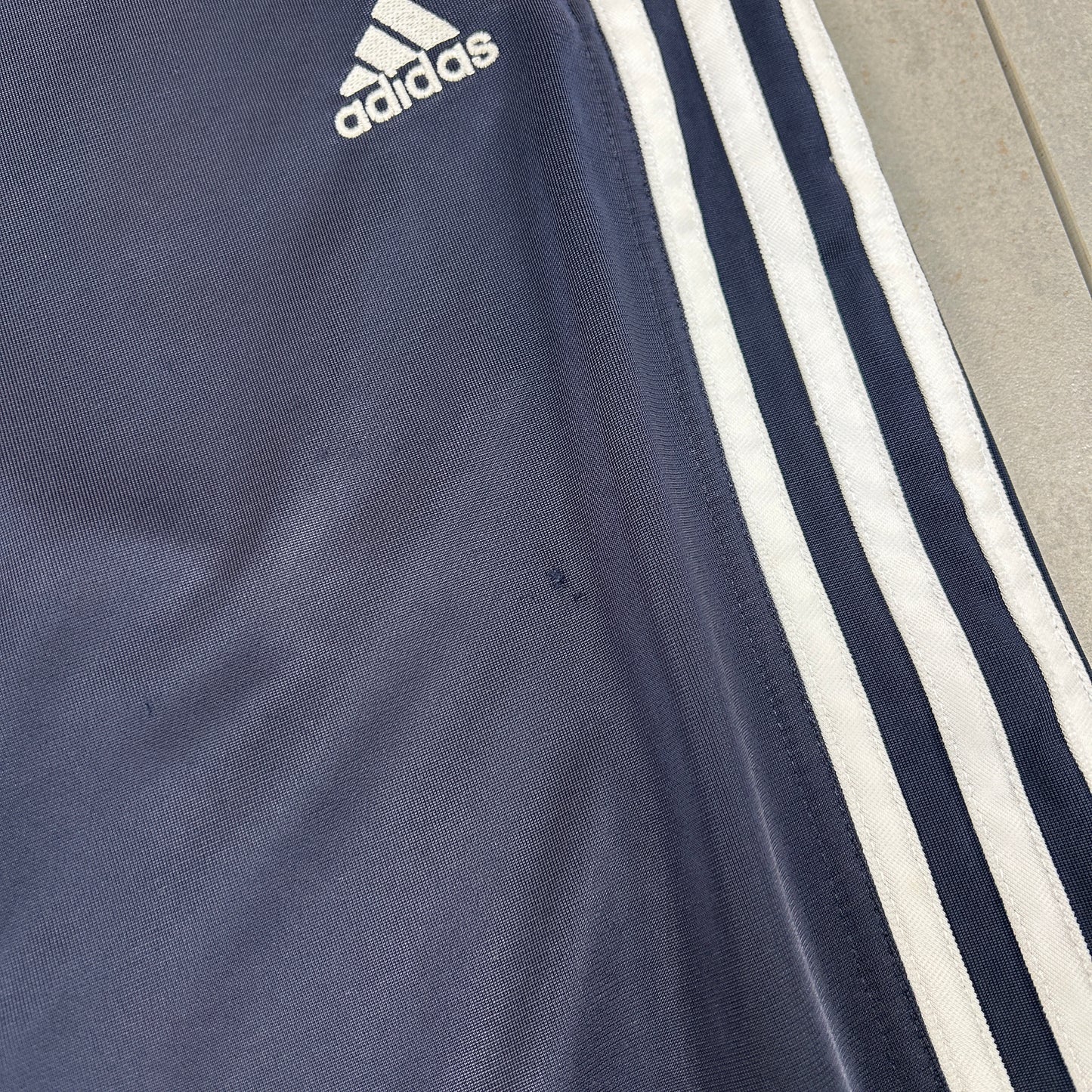 Vintage Adidas Navy Baggy Tracksuit Sweatpants Track Pants Bottoms - M