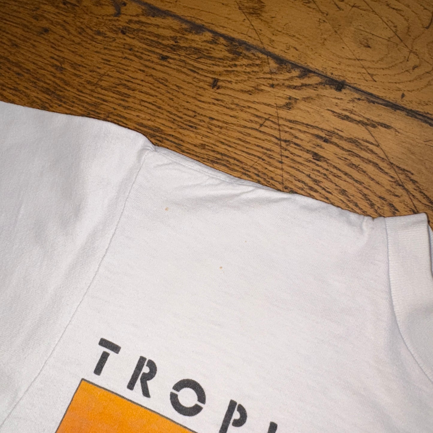 Vintage 1988 White Crocodile Gator Single Stitch Graphic T-Shirt - S