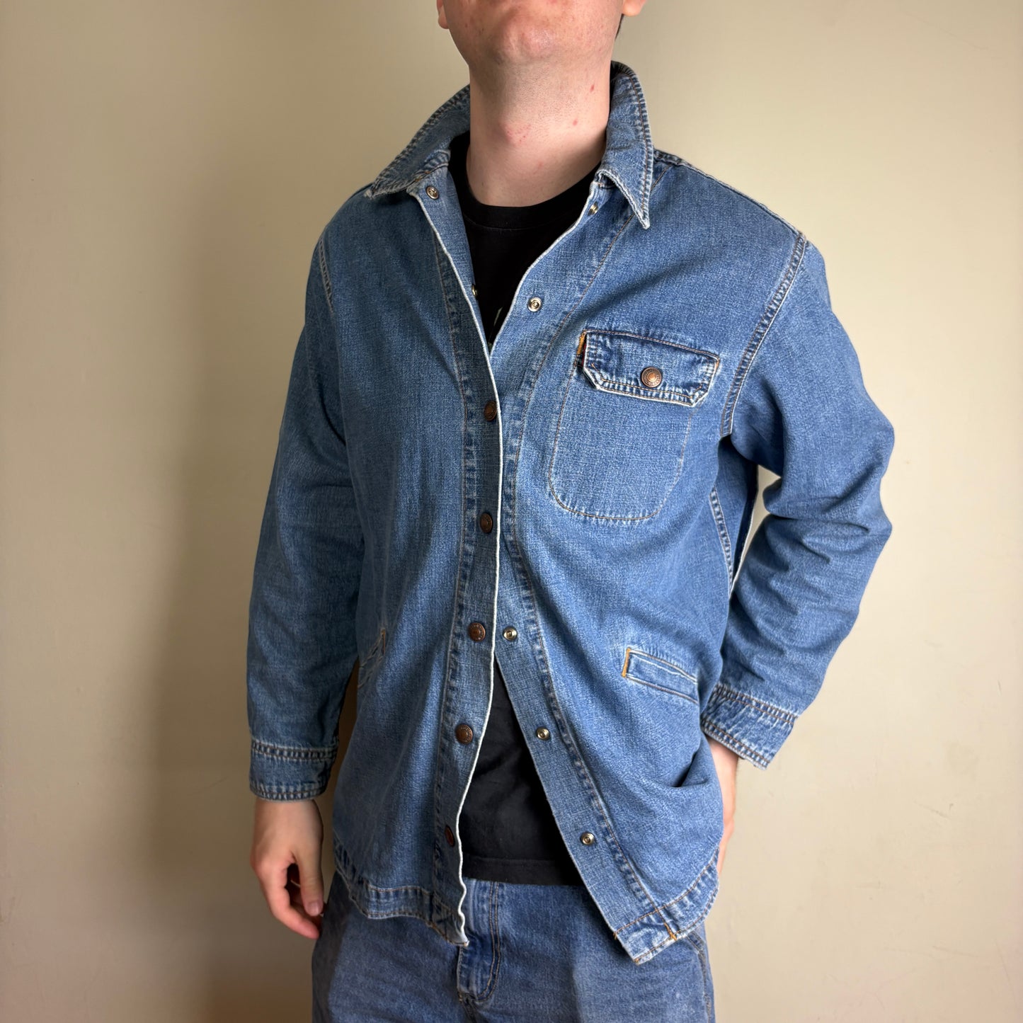 Vintage Levi’s Denim Blue Chore Utility Jacket - L