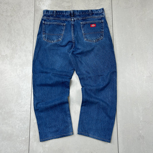Vintage Dickies Workwear Carpenter Baggy Blue jeans - 36