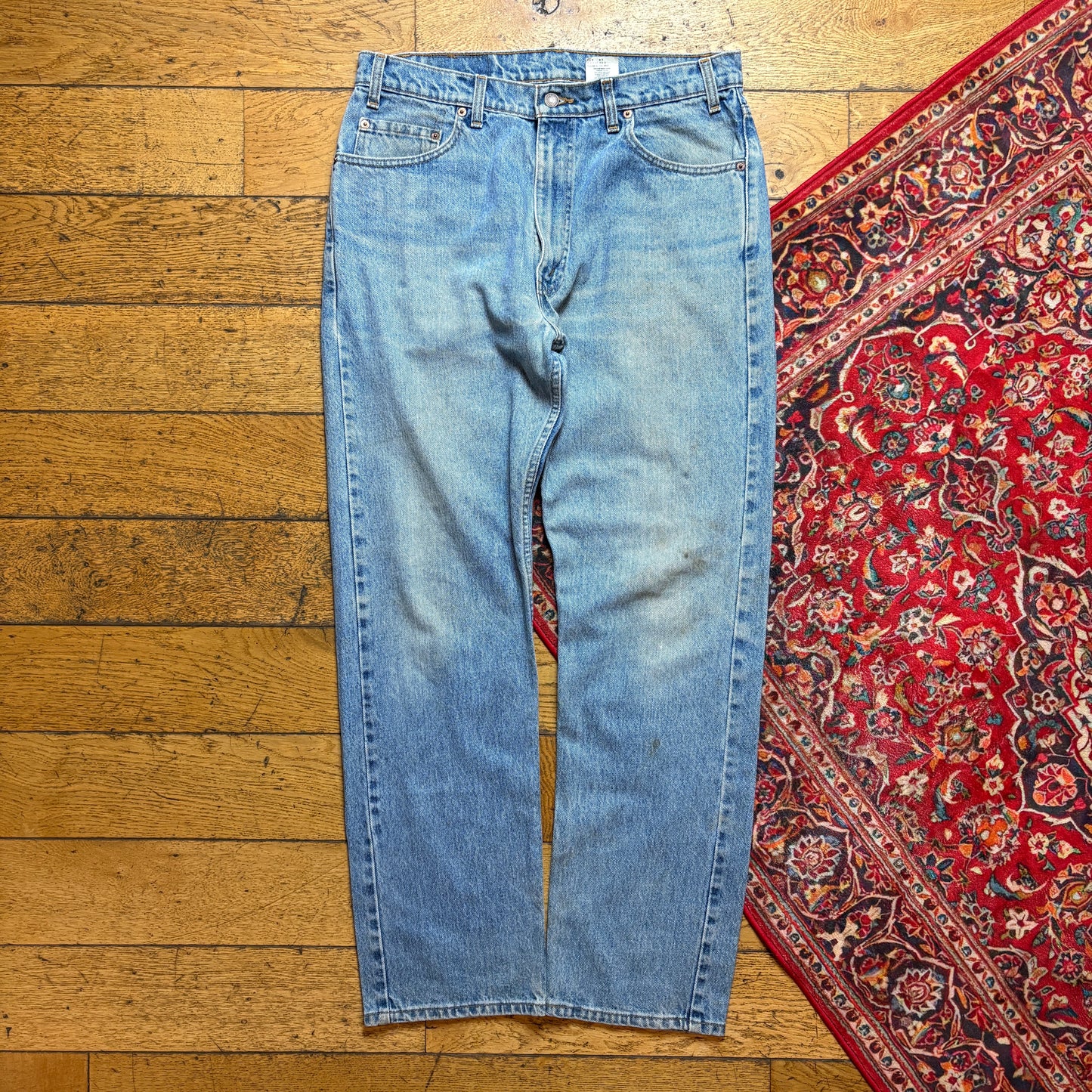 Vintage Levis 505 Straight Blue Denim Jeans - 36R