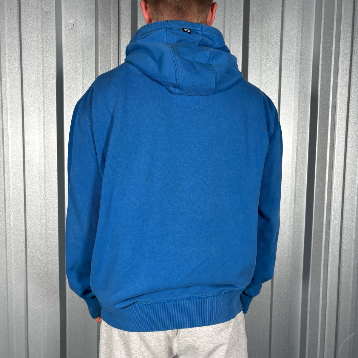 Ecko Unltd Blue Hip Hop Y2K Hoodie Sweatshirt - L