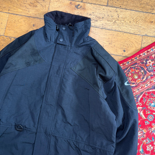 Vintage Oakley Black Gorpcore Hiking Jacket Coat - XL