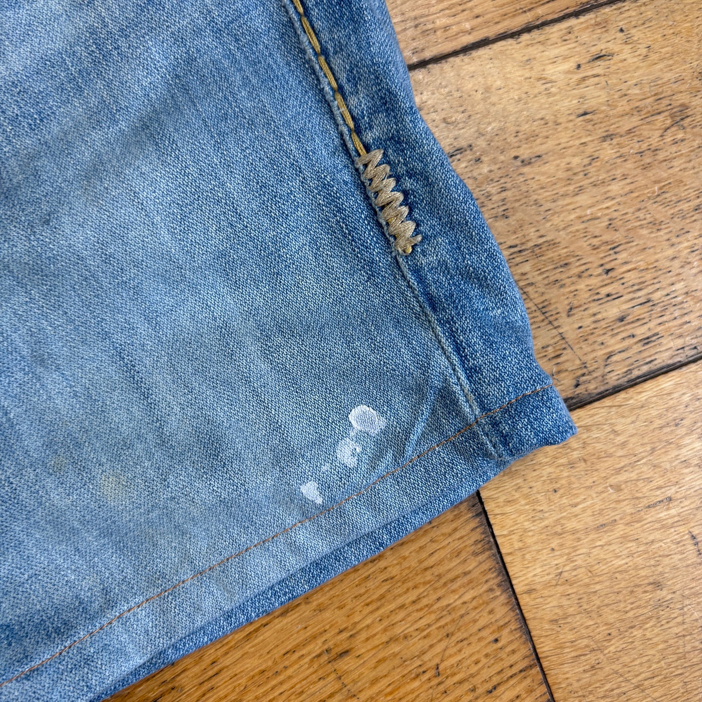 Vintage True Religion Blue Embroidered Y2K Shorts Jorts - 38