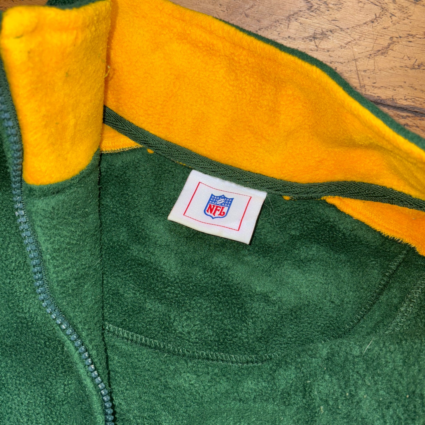 Vintage NFL Packers Green Fleece Embroidered Sweatshirt - XL
