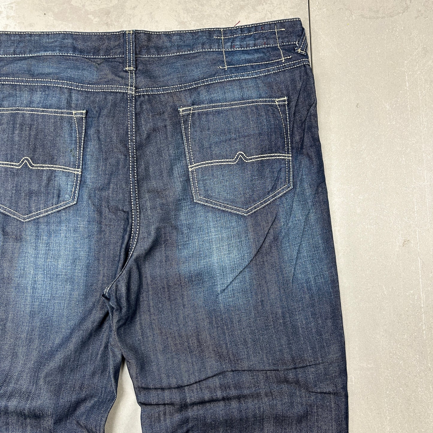 Vintage Ecko Embroidered Hip Hop Baggy Blue Jeans - 42