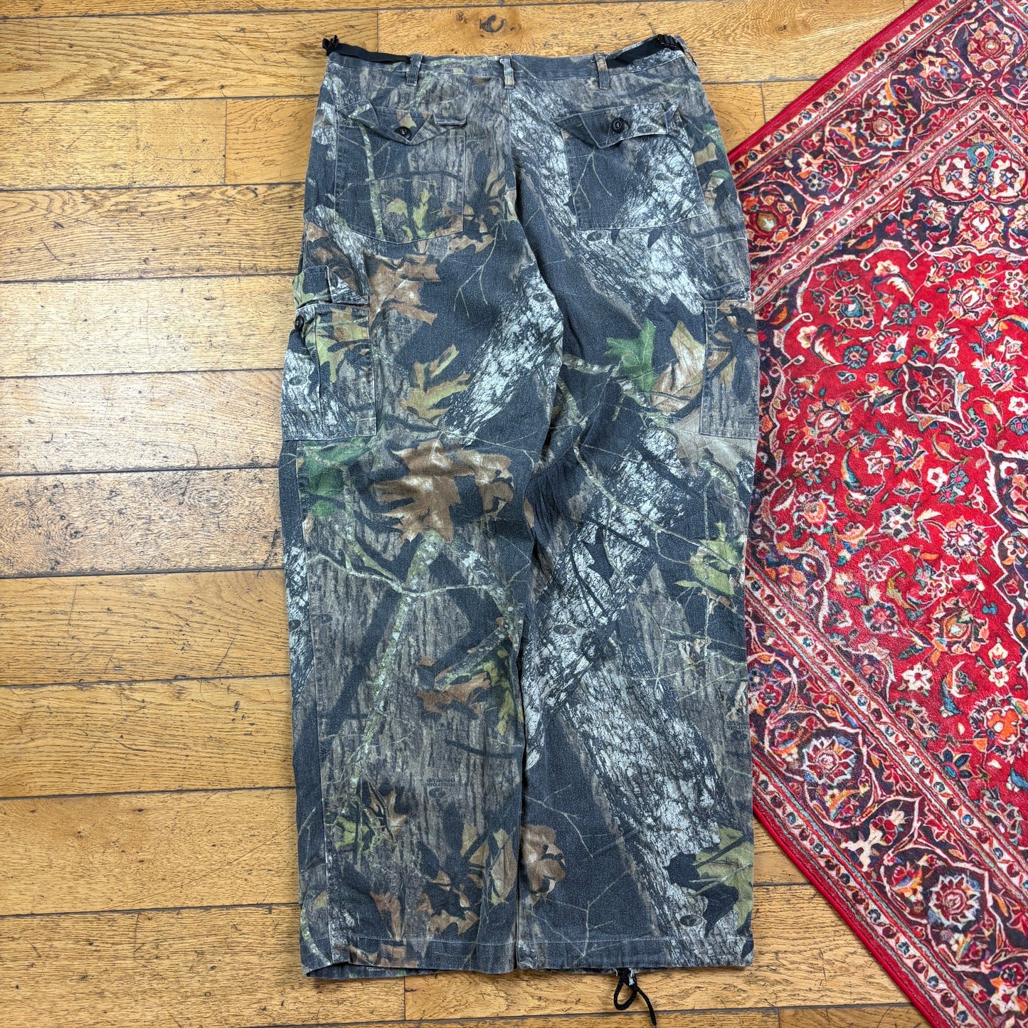 Vintage Real Tree Camo Green Hunting Workwear Trousers - 36
