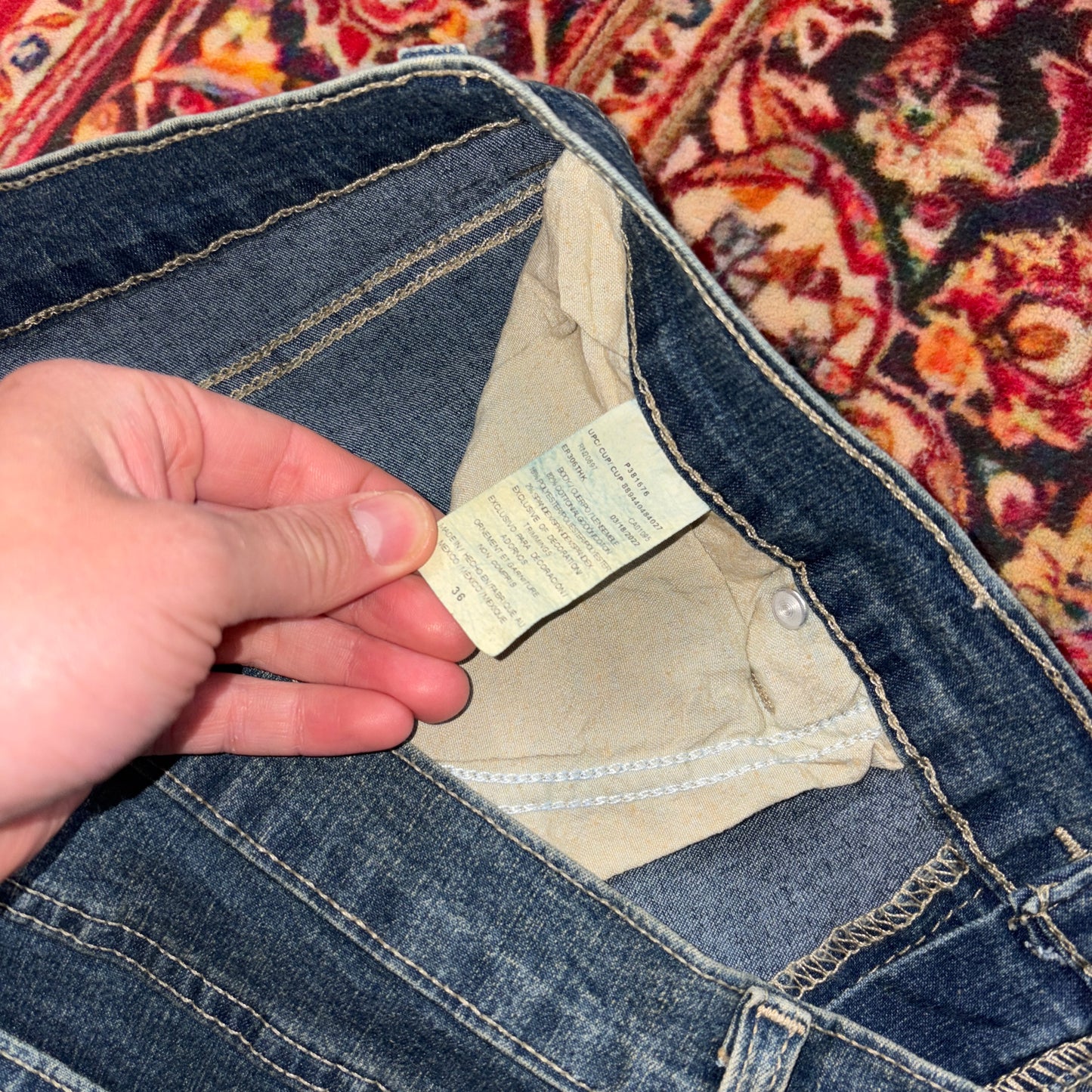 Vintage Dickies Workwear Carpenter Blue Shorts - 36