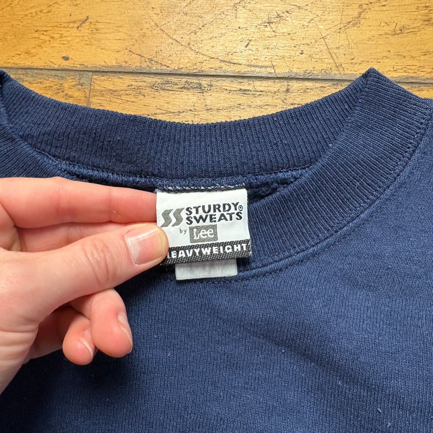 Vintage Lee 1992 Navy Deer Graphic Sweatshirt - L