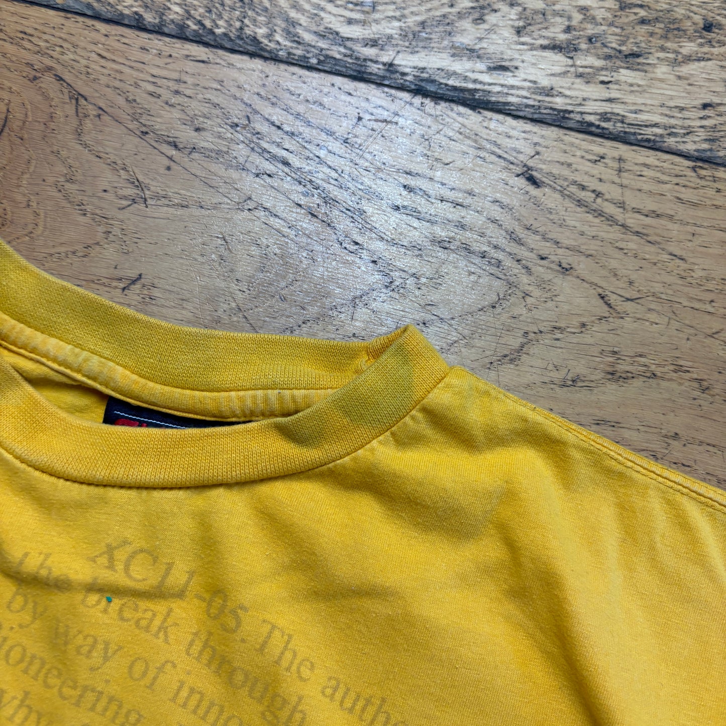 Vintage Fubu Yellow Hip Hop Graphic T-Shirt - XL
