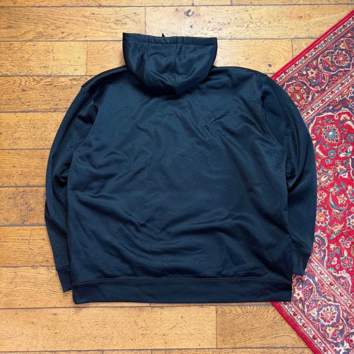 Vintage Oakley Black Hoodie Sweatshirt - 2XL