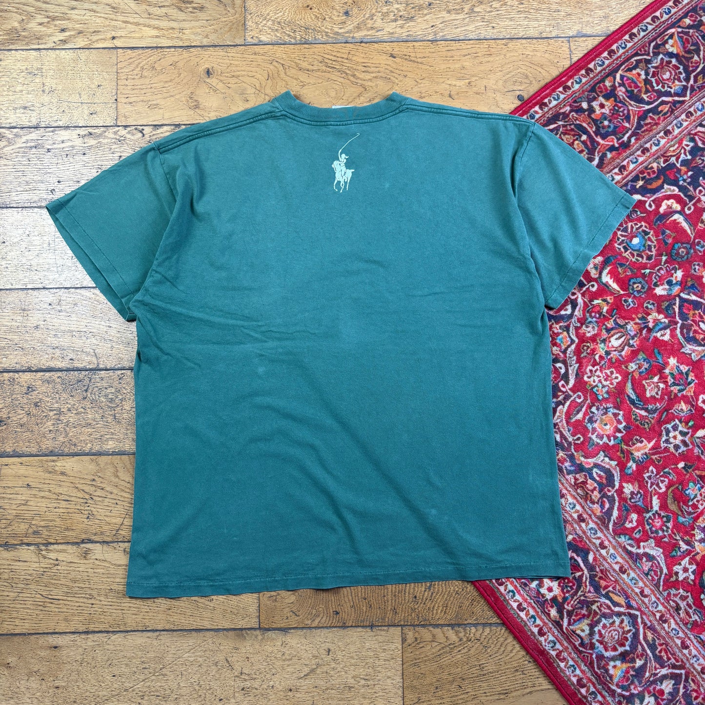 Vintage 90s Phuc Lauren Ralph Funny Green Single Stitch Graphic T-Shirt - XL