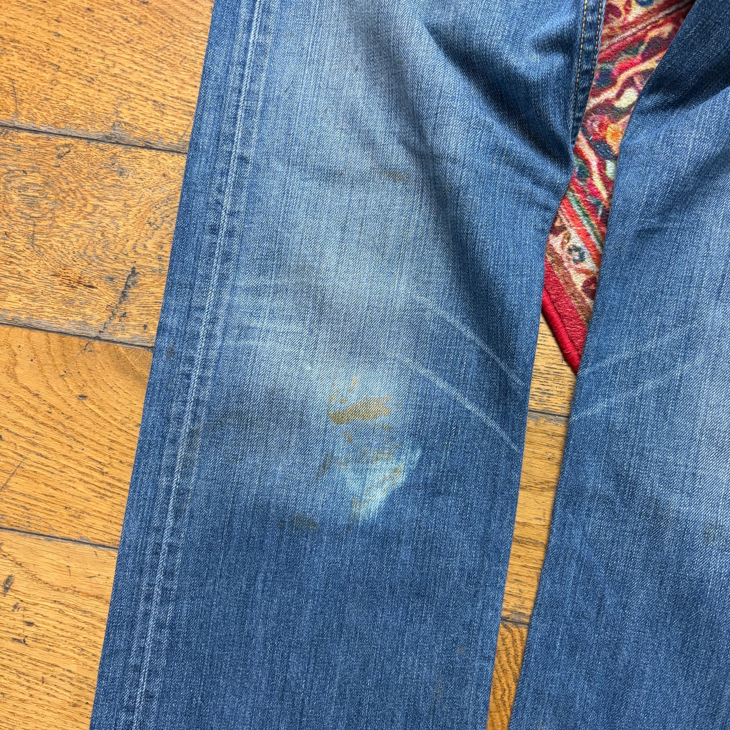 Vintage Levis 501 Straight Blue Denim Jeans - 32S