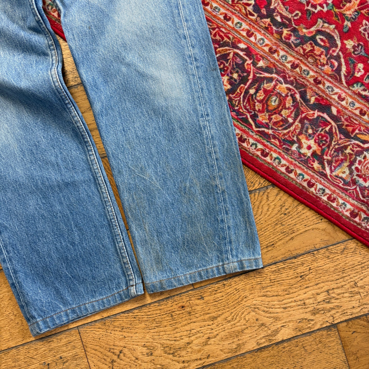 Vintage Levis 501 Straight Blue Denim Jeans - 30S