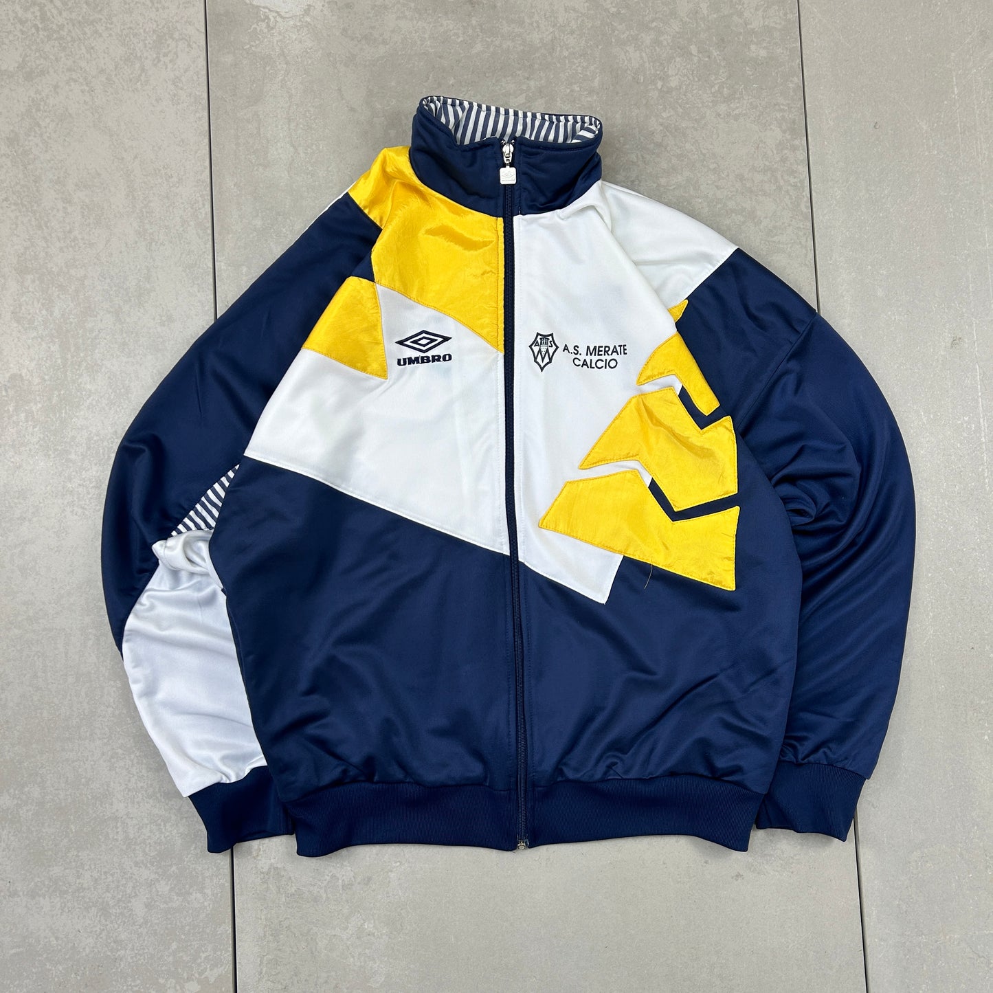 Vintage Umbro NavyTracksuit Track Shell Windbreaker Jacket - L