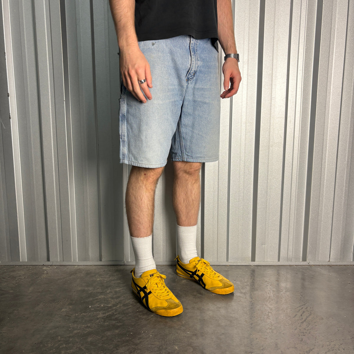 Carhartt Blue Jorts Workwear Baggy Carpenter Shorts - 34
