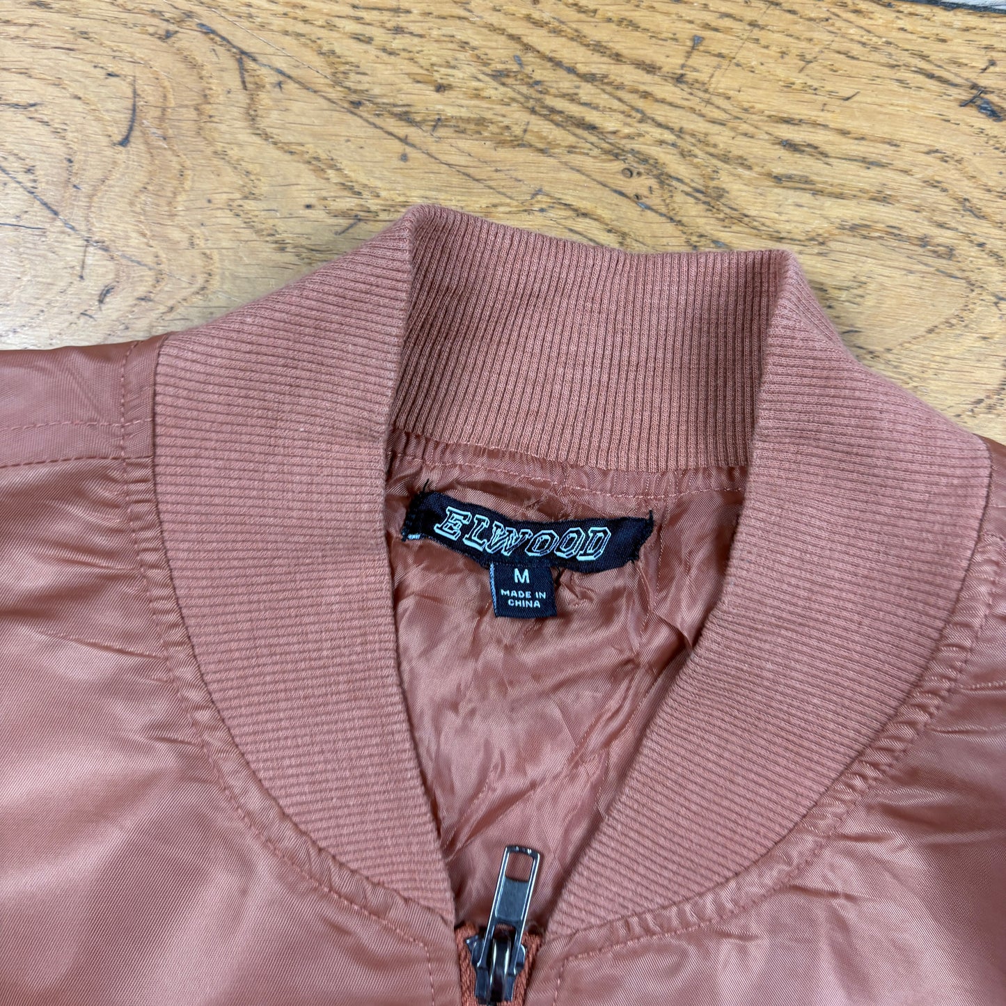 Vintage Brown MA-1 Bomber Jacket - M