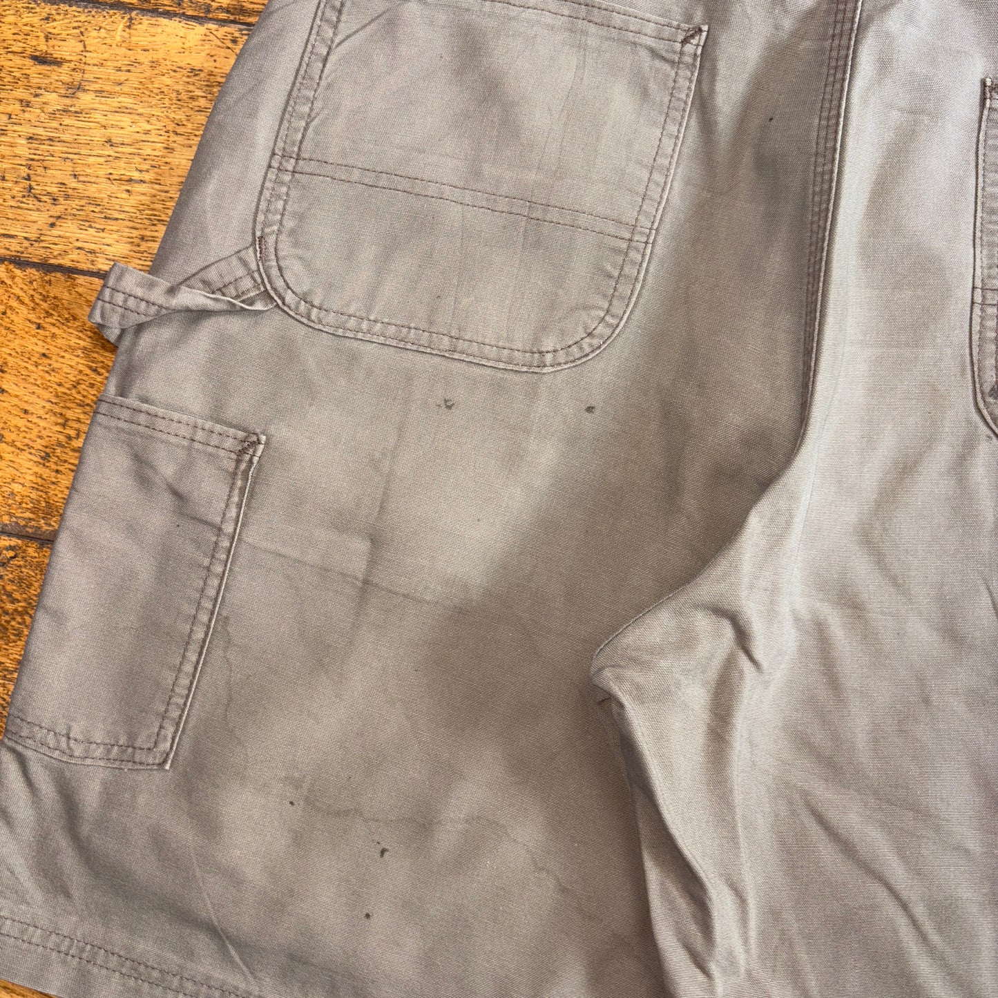 Vintage Carhartt Brown Workwear Baggy Carpenter Shorts - 36