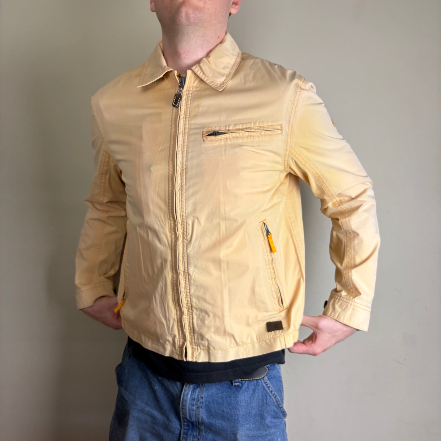 Vintage Timberland Cream Workwear Harrington Jacket - S