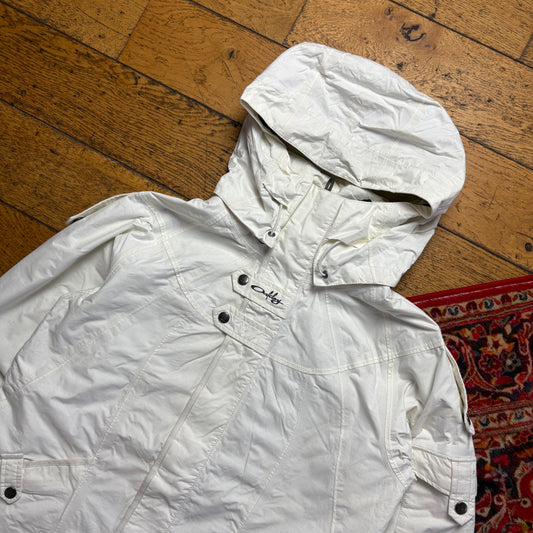 Vintage Oakley White Womens Technical Ski Snow Gorpcore Jacket - M